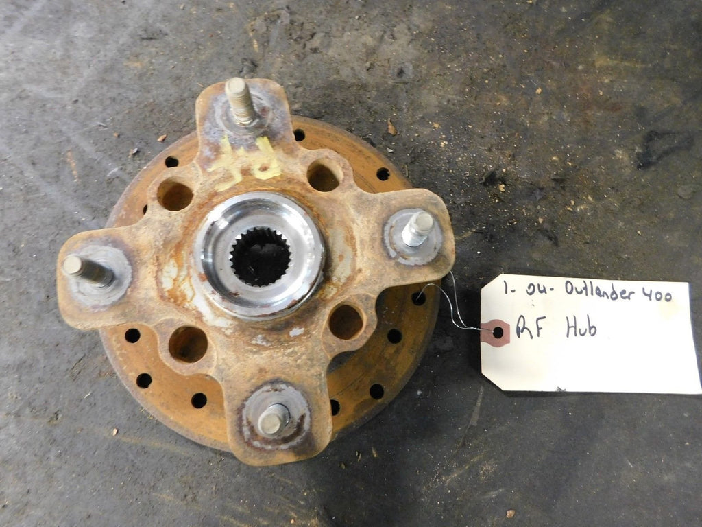 2004 Can Am Outlander 400 2x4 Right Front Hub