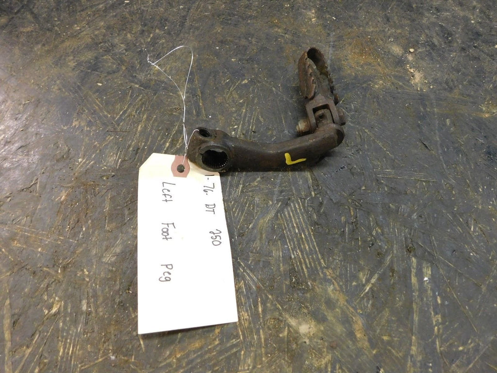 1976 Yamaha DT250 Left Foot Peg