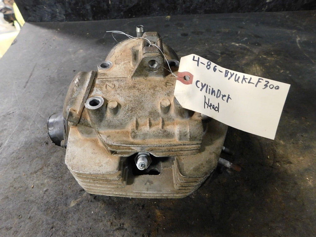 1986 Kawasaki Bayou KLF300 2x4 Cylinder Head - Valves - Cam