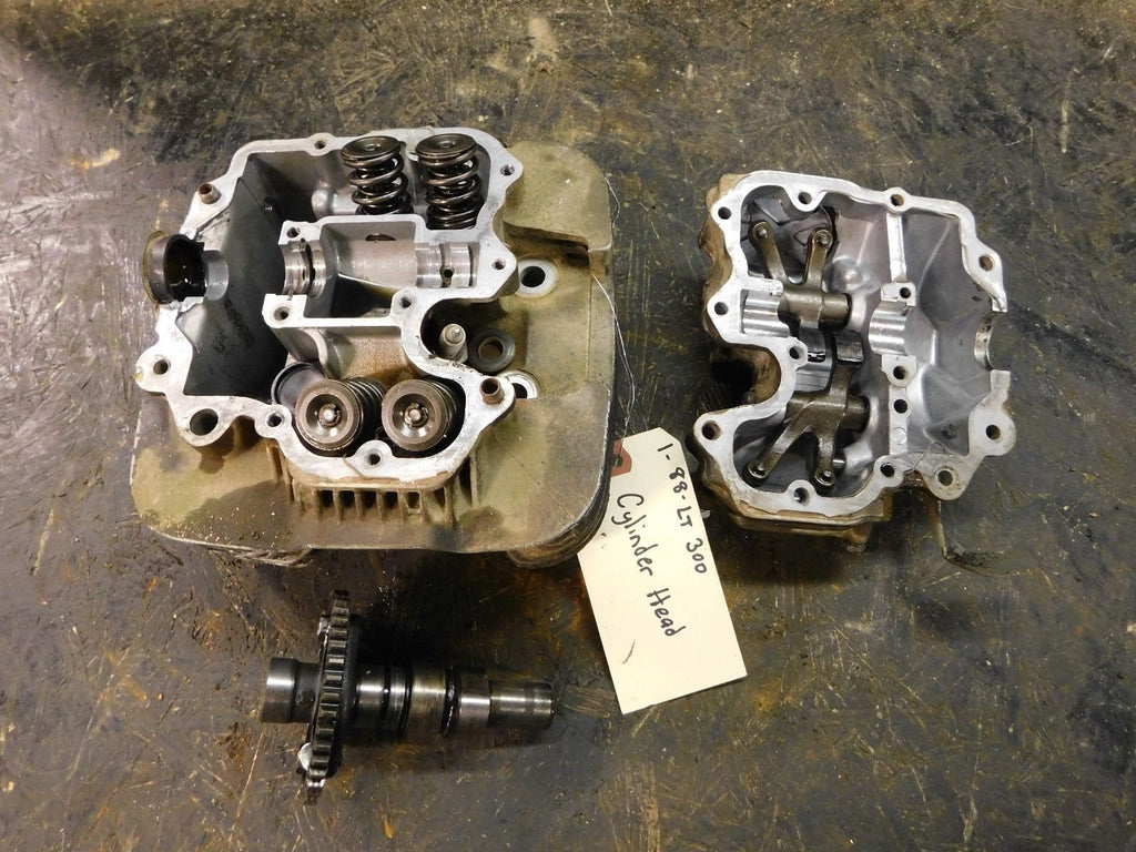 1988 Suzuki LT300 2x4 Quadrunner Cylinder Head - Complete w/ Valves & Cam
