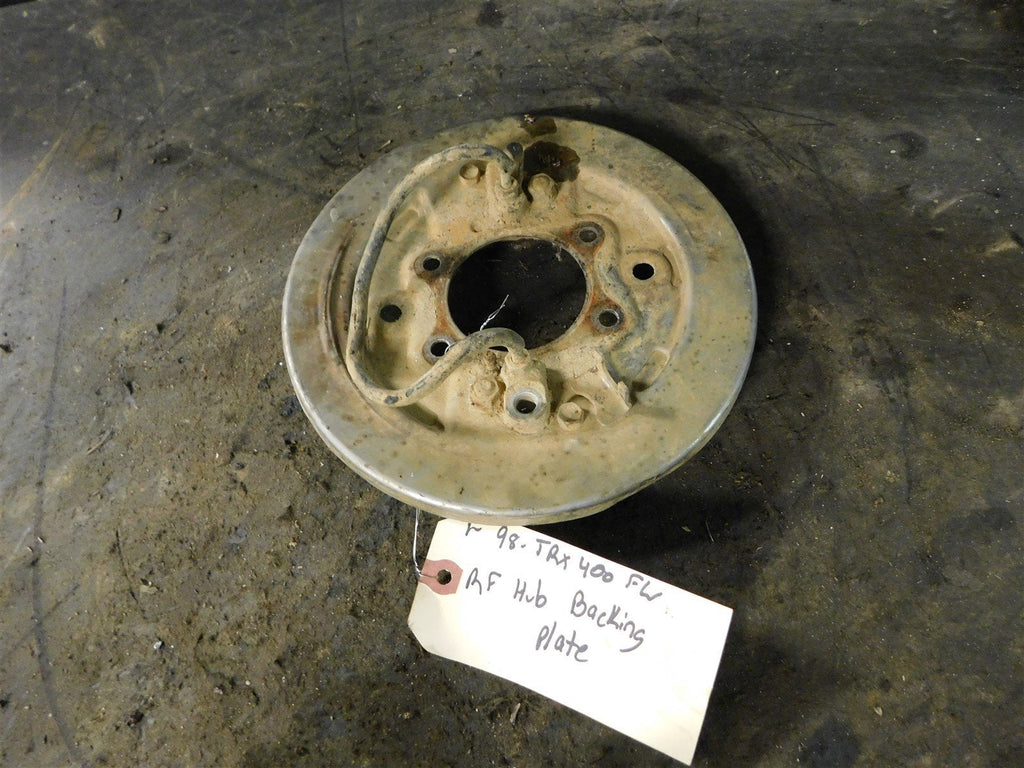 1998 Honda TRX 400FW Foreman 4x4 Right Front Brake Backing Plate