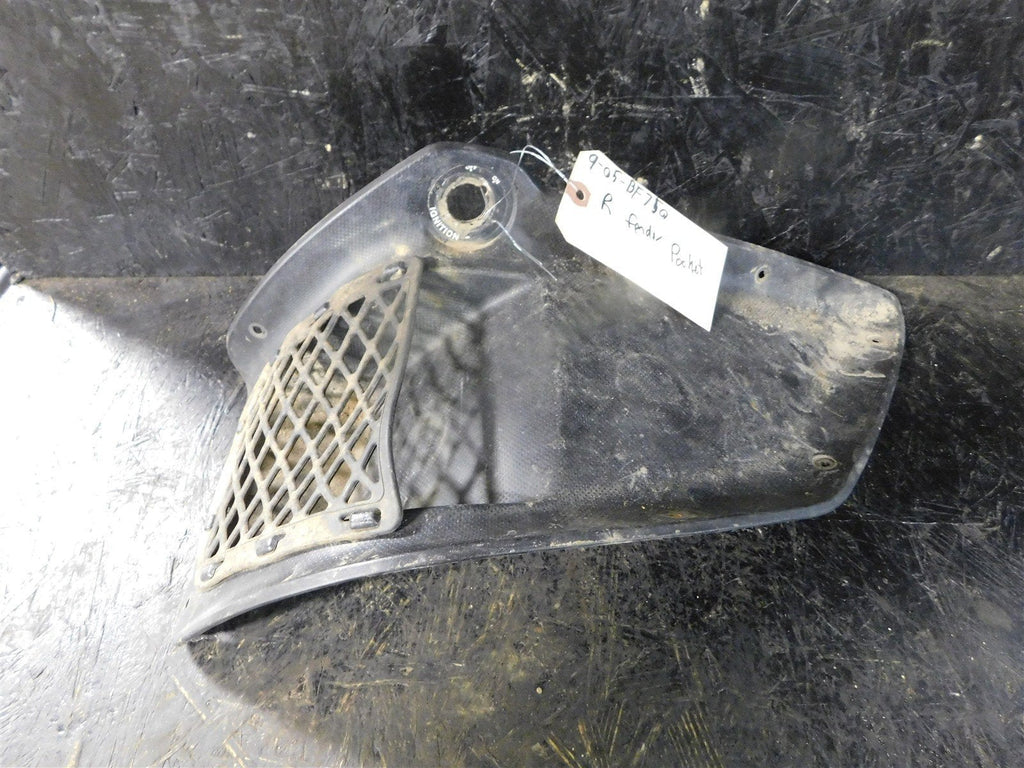 2005 Kawasaki Brute Force 750 Right Fender Pocket Plastic