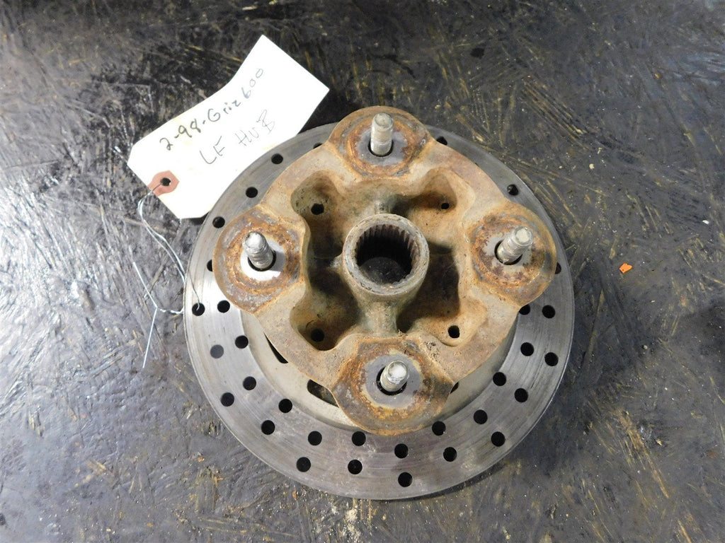 1998 Yamaha Grizzly 600 4x4 Left Front Wheel Hub