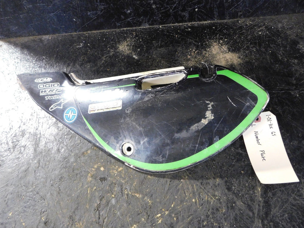 2001 Kawasaki KX 65 Left Side Number Plate