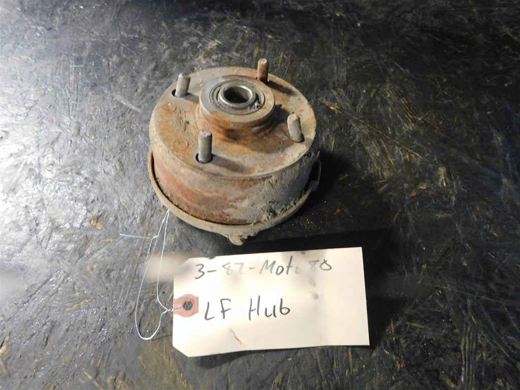 1987 Yamaha Moto4 80 Left Front Wheel Hub CORE