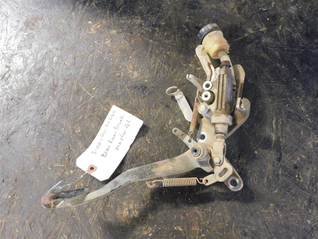 2002 Yamaha Grizzly 660  Rear Brake Pedal & Master Cylinder Assembly