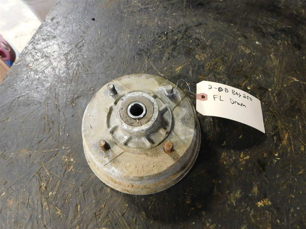 2008 Kawasaki Bayou 250 Left Front Hub - Brake Drum