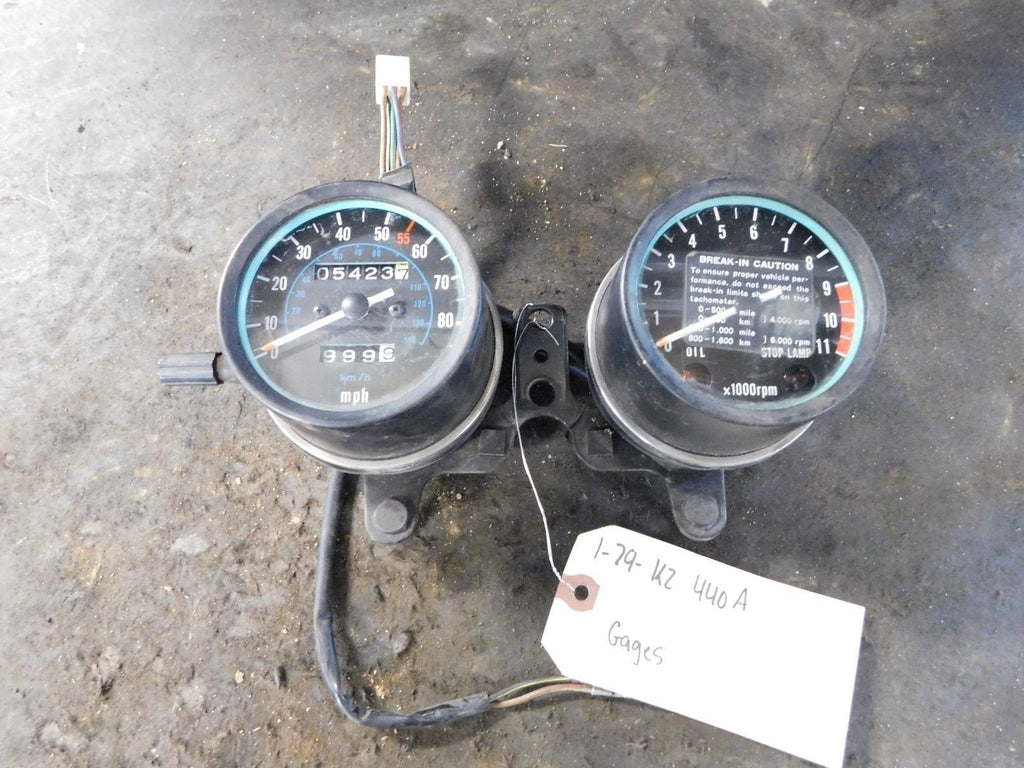 1979 Kawasaki KZ440A Speedo / Tach Meter