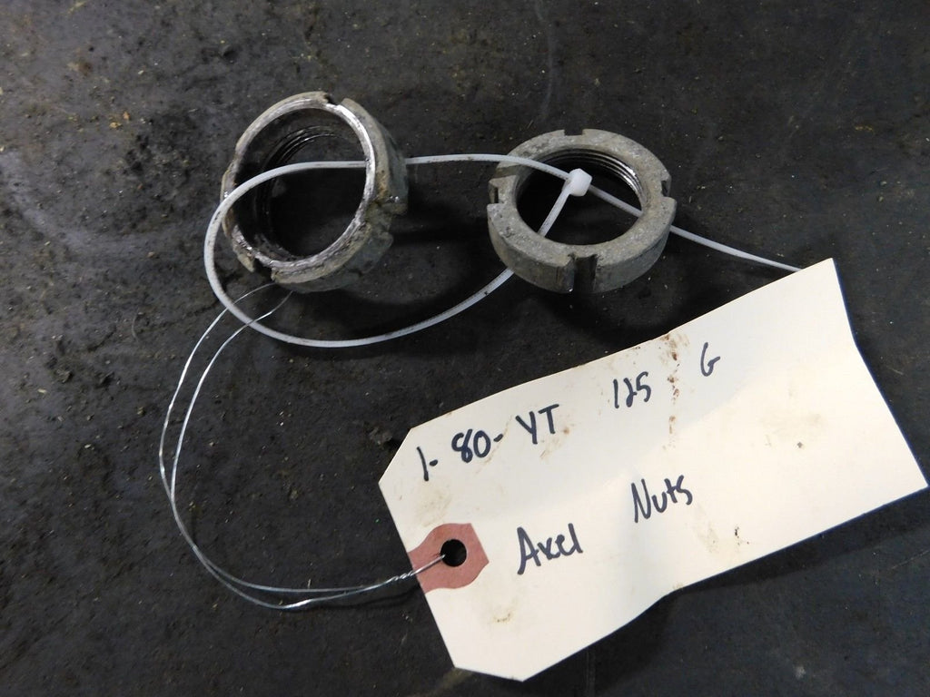 1980 Yamaha Tri-Moto YT125G Axle Nuts