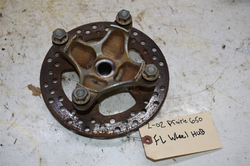 2002 Kawasaki Prairie 650 Left Front Wheel Hub 49030-1135