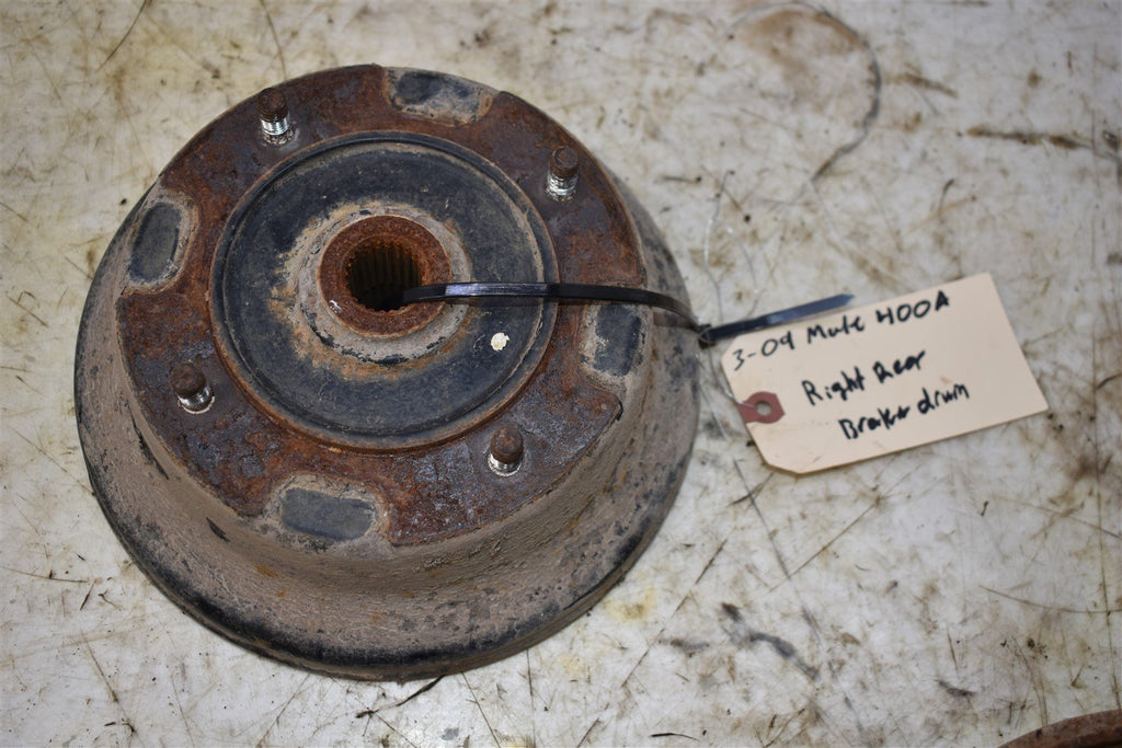2009 Kawasaki Mule 610 4x4 KAF400A9F Right Rear Brake Drum 41038-0018