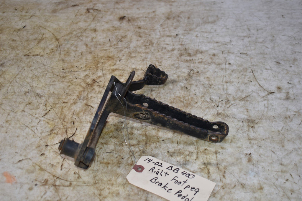2002 Yamaha Big Bear 400 4x4 Right Foot Peg Brake Pedal 5FU-F7421-00-00
