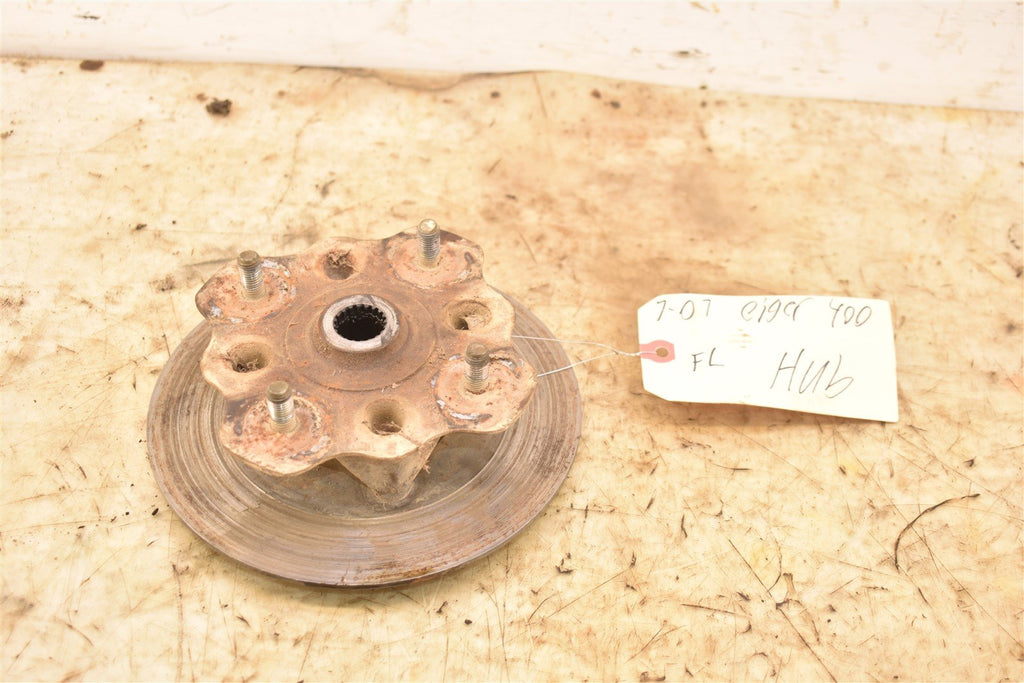 2007 Suzuki Eiger 400 4x4 Automatic Front Left Wheel Hub 54110-38F11