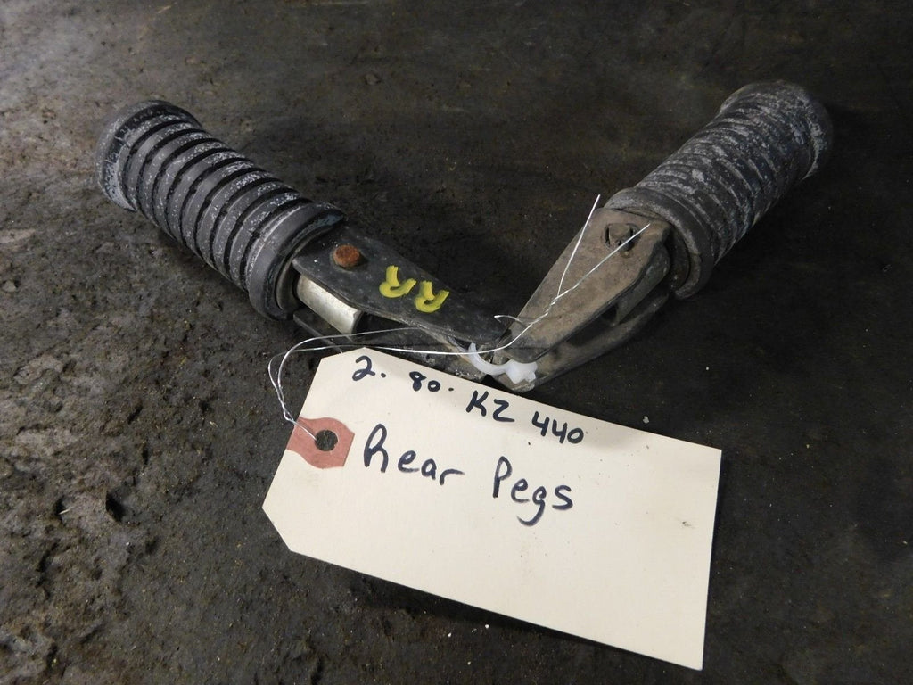 1980 Kawasaki KZ440B Rear Foot Pegs