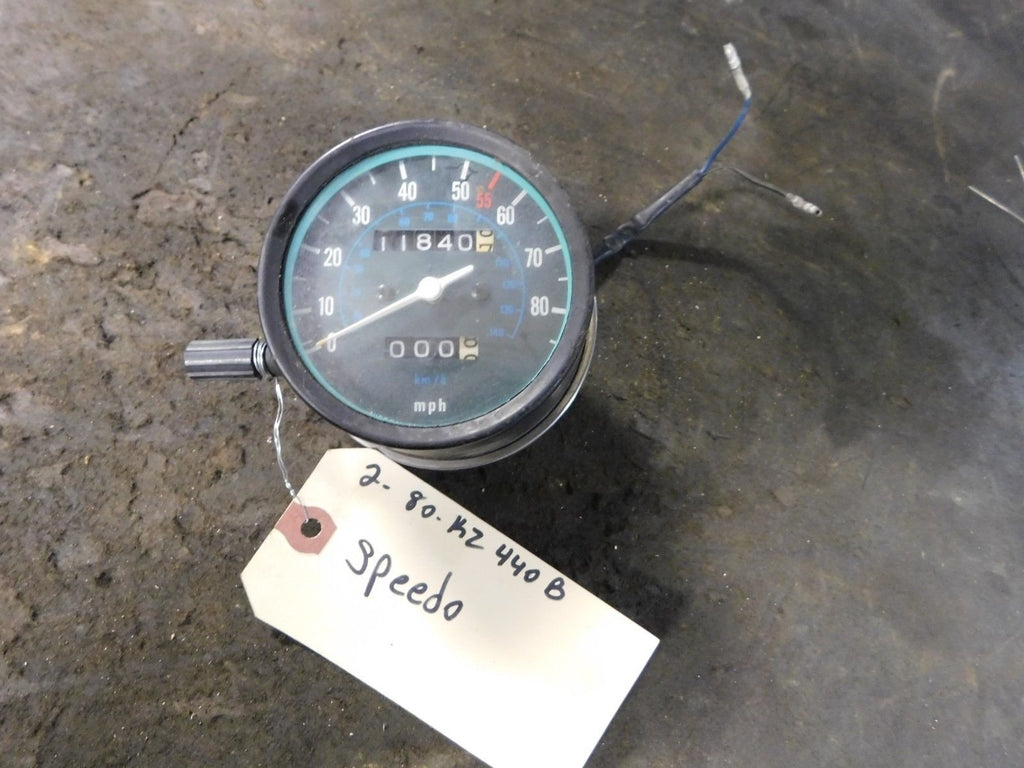 1980 Kawasaki KZ440B Speedo