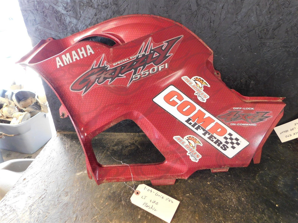 2009 Yamaha Grizzly 550 Left Side Plastic