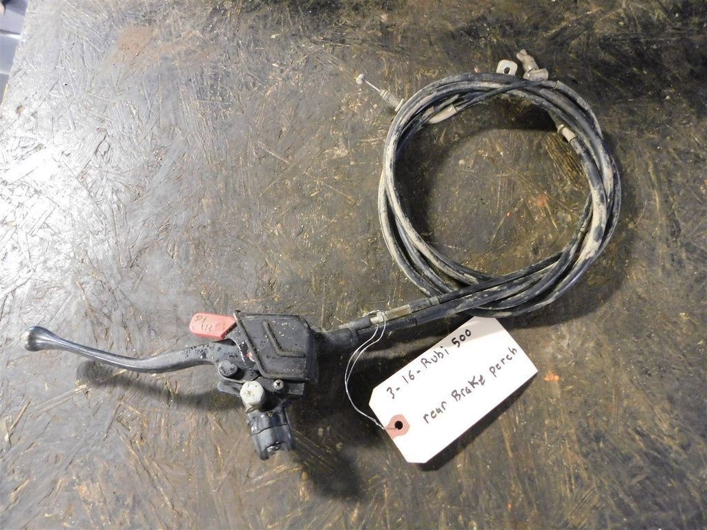 Rear Brake Perch & Cables