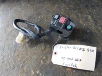 2009 Yamaha Grizzly 550 4WD On/Off Headlight Switch