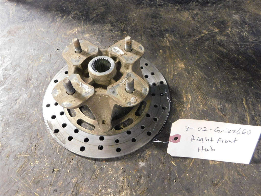 2002 Yamaha Grizzly 660 Right Front Wheel Hub