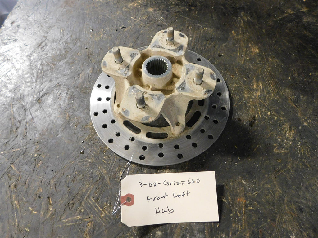 2002 Yamaha Grizzly 660 Left Front Wheel Hub