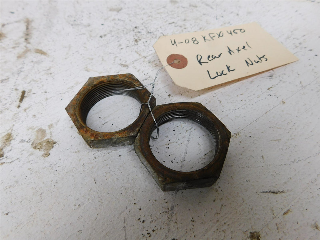 2008 Kawasaki KFX 450 Rear Axle Jam Nuts