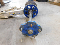 1990 Suzuki Quadracer 250R  Rear End - Swingarm - Axle - Carrier - Hubs