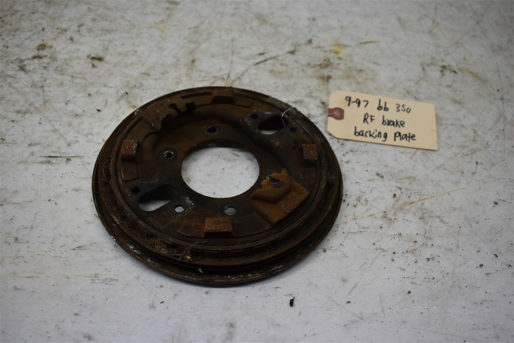 1997 Yamaha Big Bear 350 Right Front Brake Backing Plate 3HN-27208-00-00