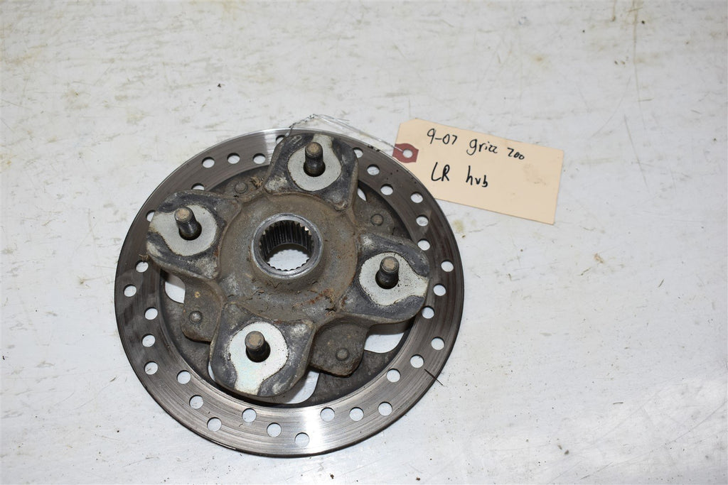 2007 Yamaha Grizzly 700 Left Rear Wheel Hub 3B4-25111-00-00