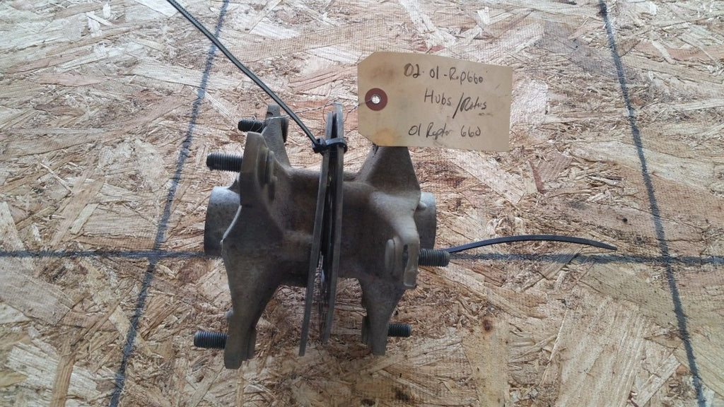 2001 Yamaha Raptor 660 Front Wheel Hubs