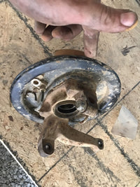 1987 Yamaha Big Bear 350 Left Front Spindle & Brake