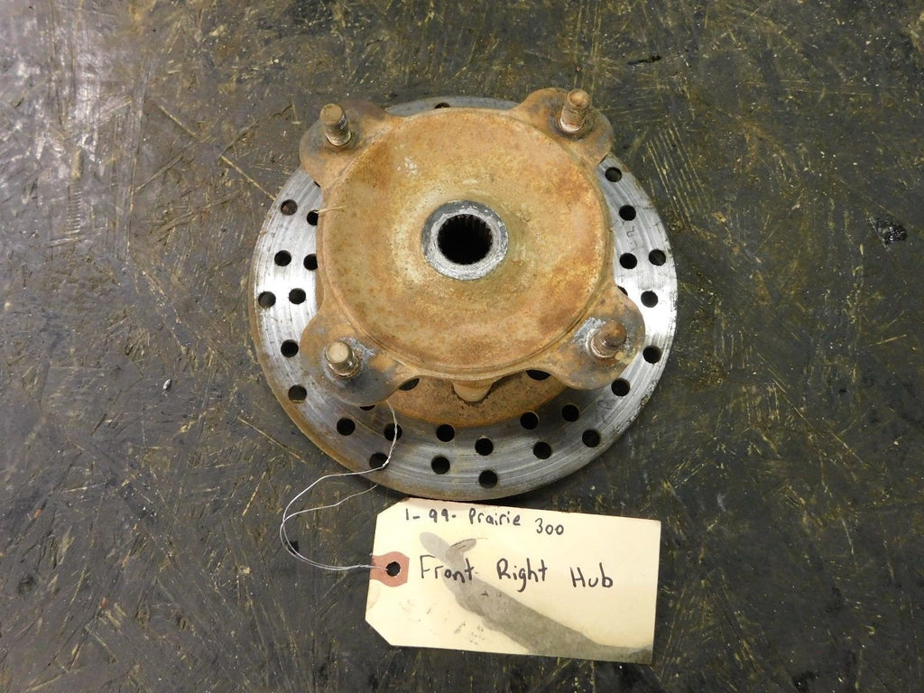 1999 Kawasaki Prairie 300 4x4 Front Right Wheel Hub