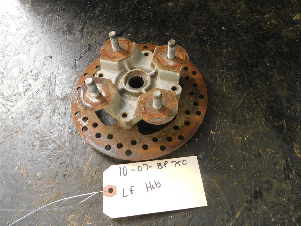 2007 Kawasaki Brute Force 750 Left Front Wheel Hub