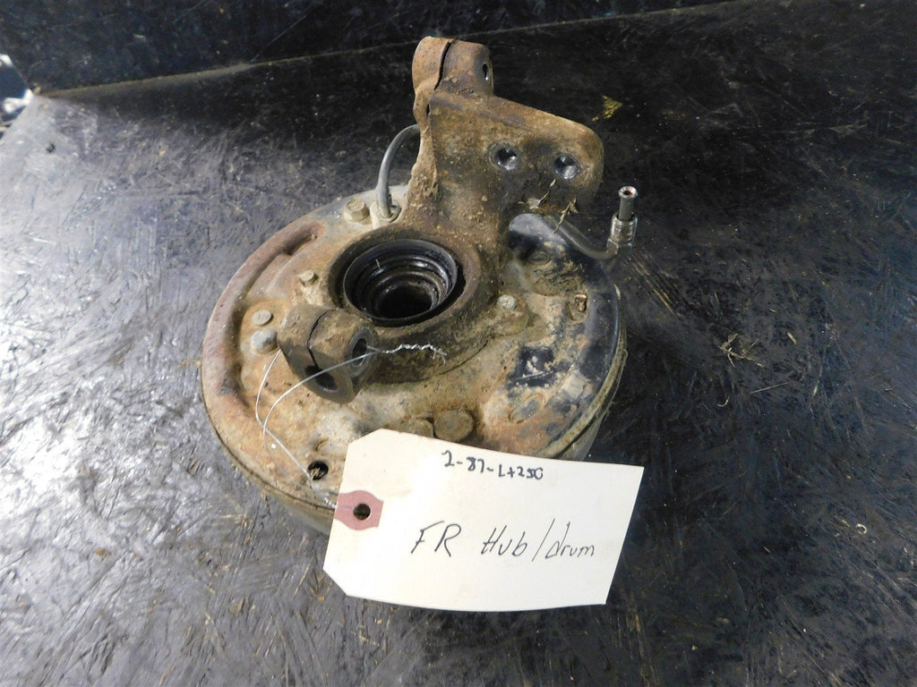 1987 Suzuki LT250 Quadrunner 4x4 Right Front Brake Drum - Hub