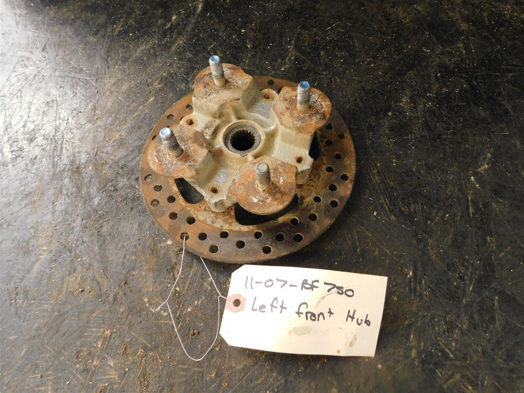 2007 Kawasaki Brute Force 750 Left Front Wheel Hub