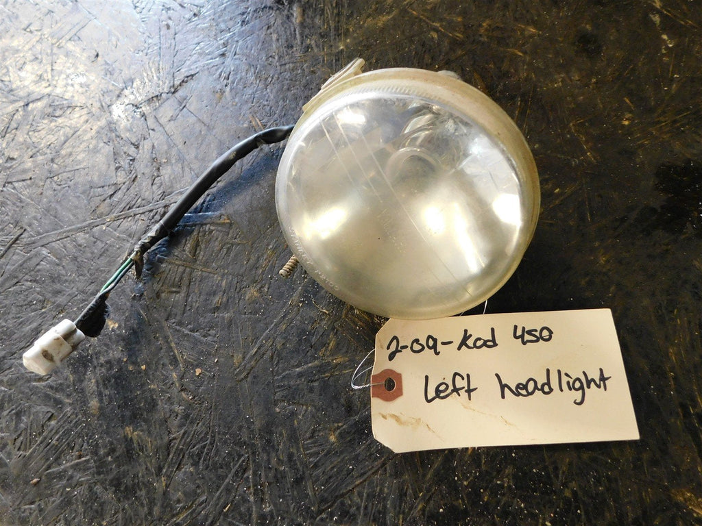 2009 Yamaha Kodiak 450 4x4 Left Headlight