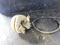 1999 Yamaha Moto-4 80 Left Front Wheel Hub - Spindle - Brake Drum