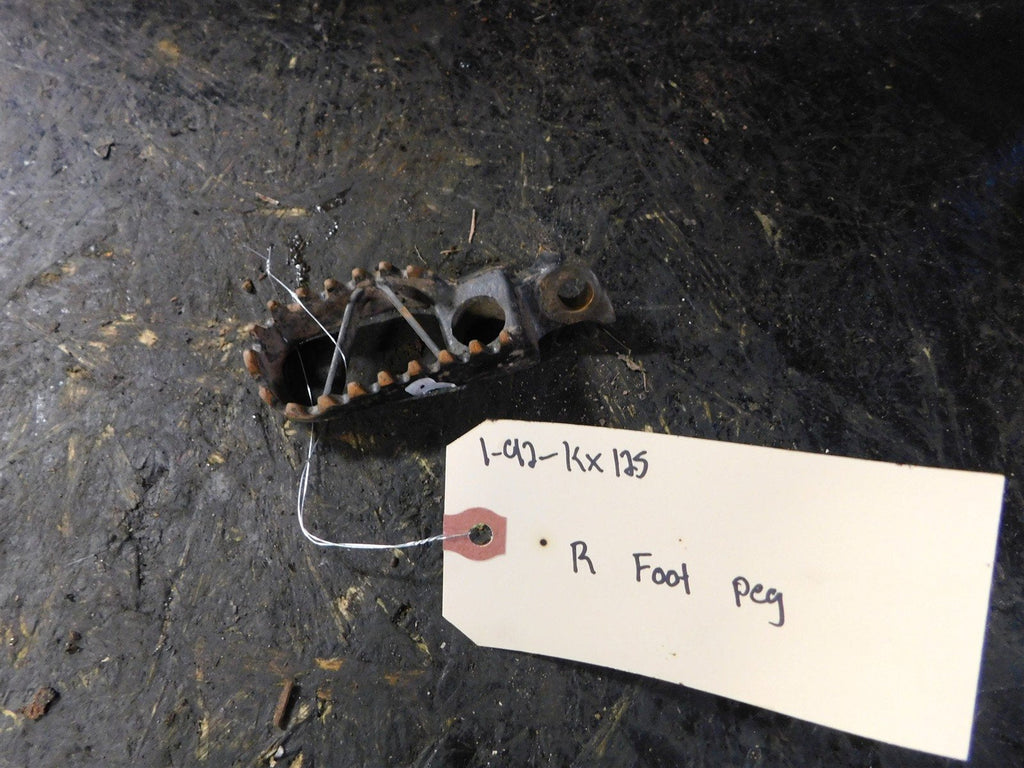 1992 Kawasaki KX125 Right Foot Peg