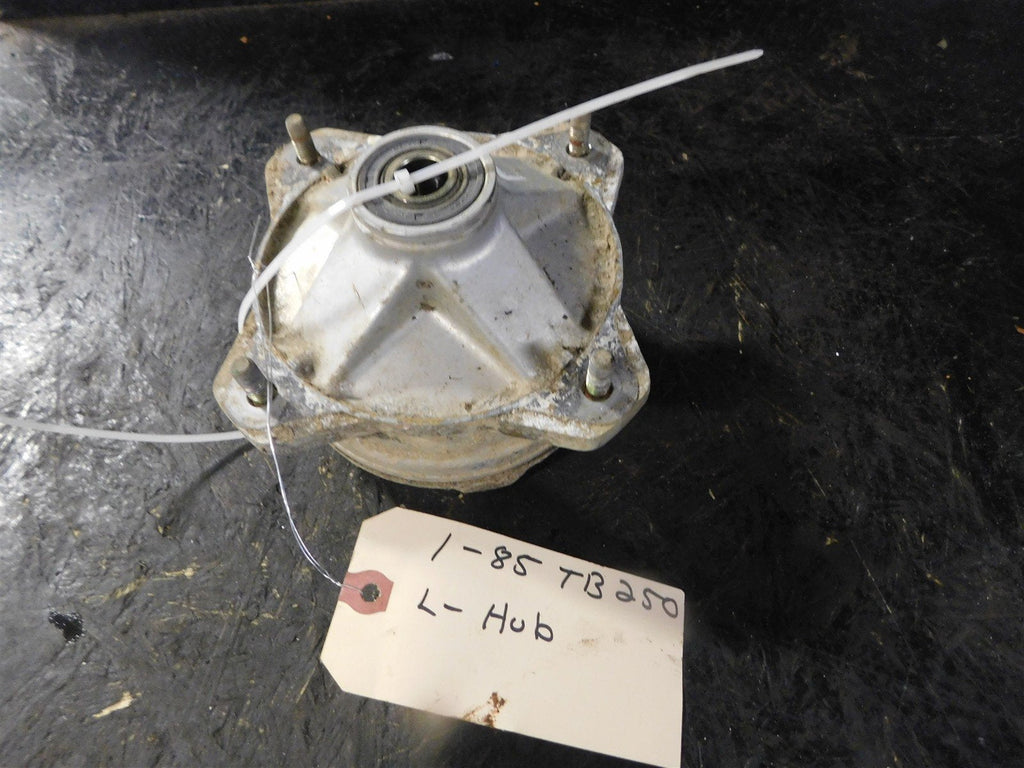 1985 Polaris Trail Boss 250 Left Front Wheel Hub w/ Brake Backing Plate