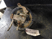 1995 Yamaha Moto-4 350 Left Front Spindle / Brake Backing Plate -CORE