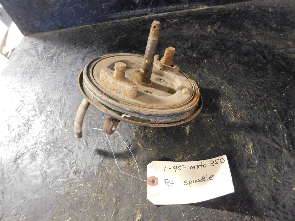 1995 Yamaha Moto-4 350 Right Front Knuckle / Brake Backing Plate