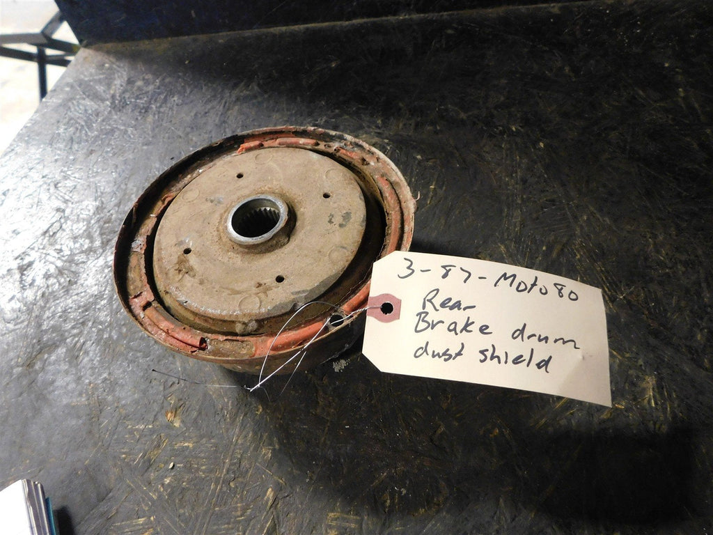 1987 Yamaha Moto4 80 Rear Brake Drum and Dust Cover