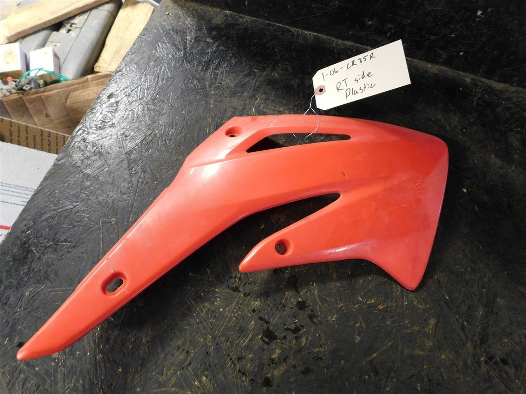 2006 Honda CR85r Right Side Skirt Plastic