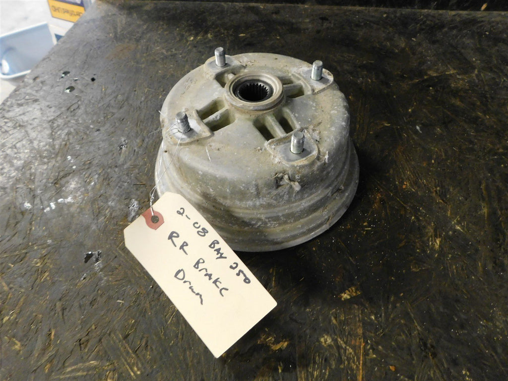 2008 Kawasaki Bayou 250 Right Rear Hub - Brake Drum