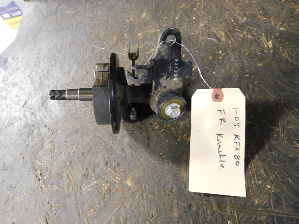 2005 Kawasaki KFX 80 Right Front Spindle & Brake Backing Plate