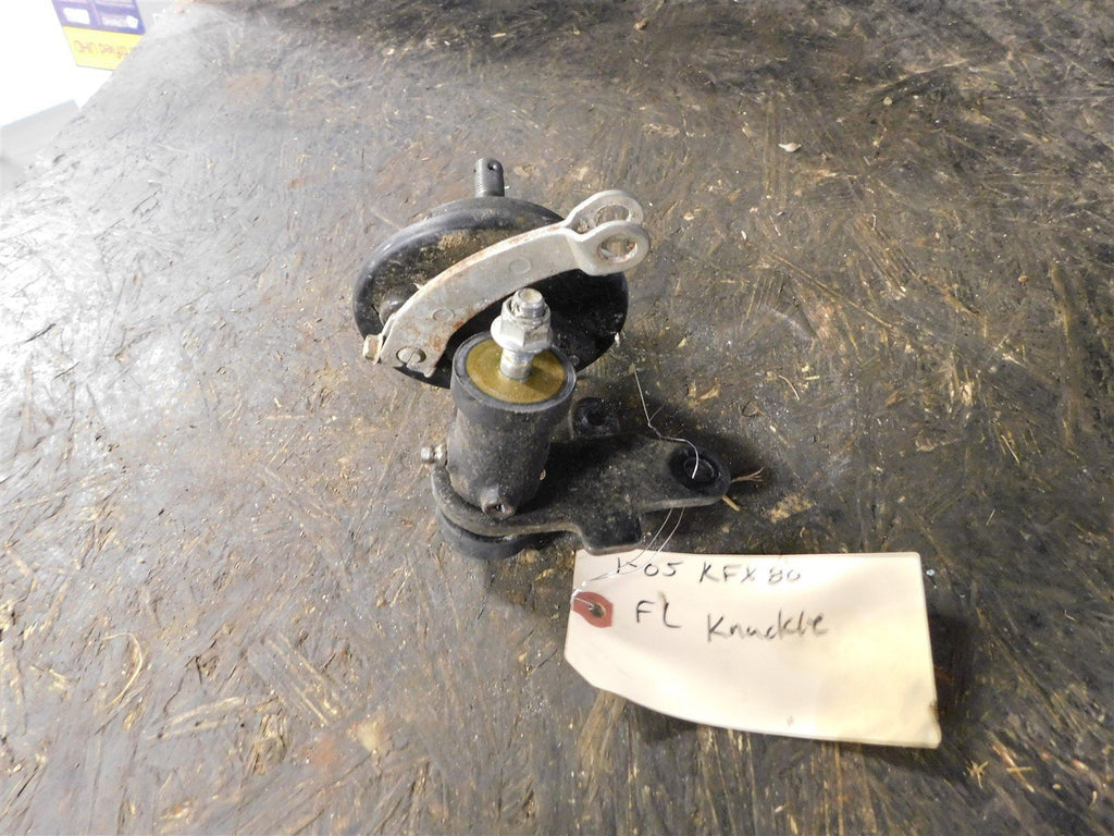 2005 Kawasaki KFX 80 Left Front Spindle & Brake Backing Plate