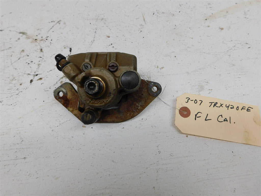 2007 Honda TRX 420 FE Rancher Left Front Brake Caliper