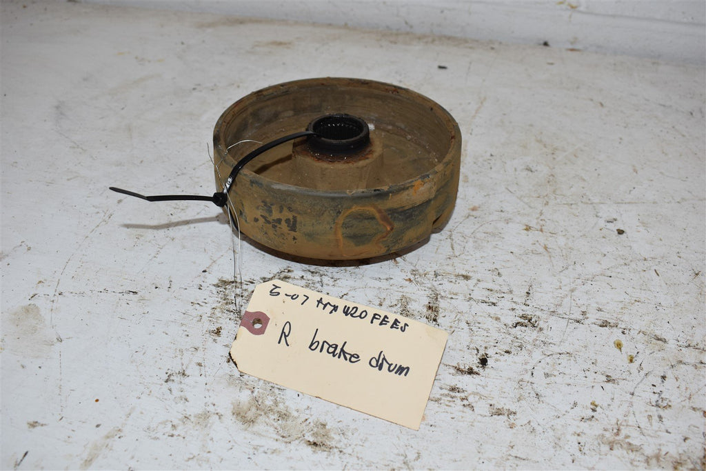 2007 Honda TRX 420FE ES Rear Brake Drum