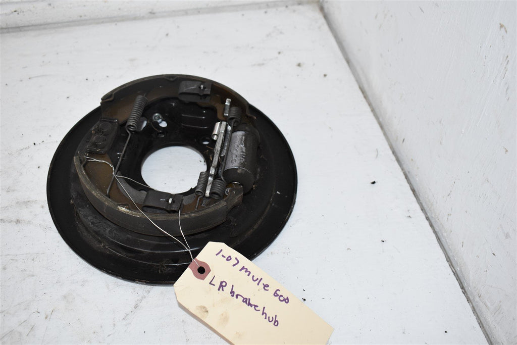 2007 Kawasaki Mule 600 KAF400 Left Rear Brake Backing Plate 41035-0018