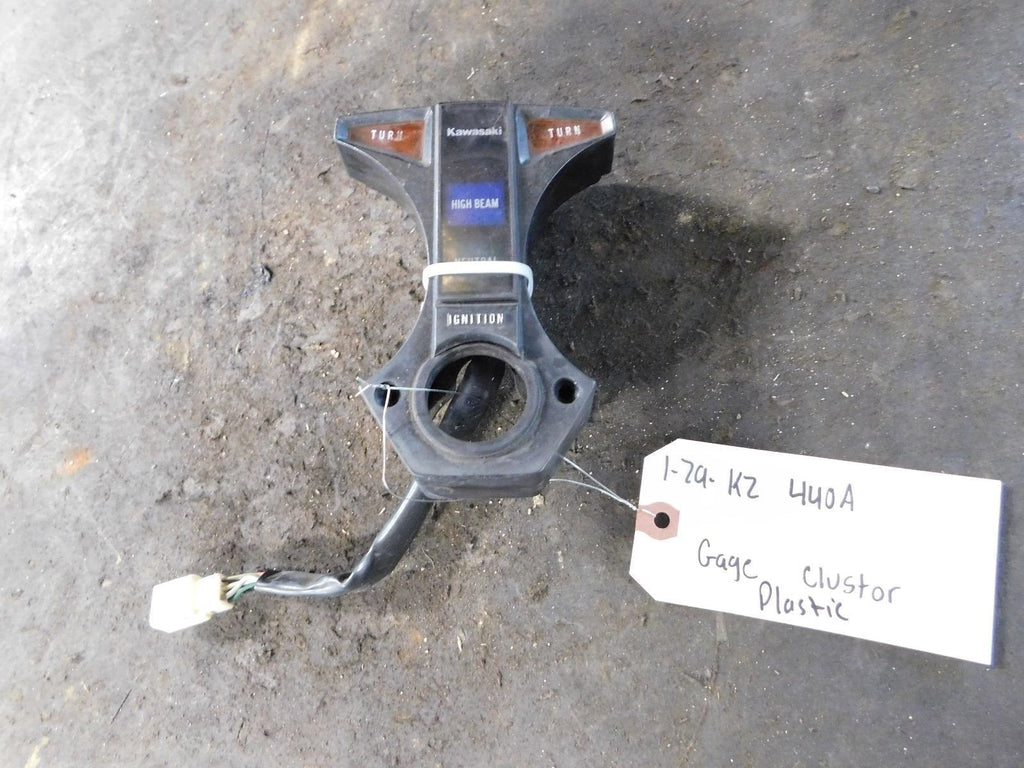 1979 Kawasaki KZ440A Dash Plastic / Headlight / Ignition / Turn Indicator