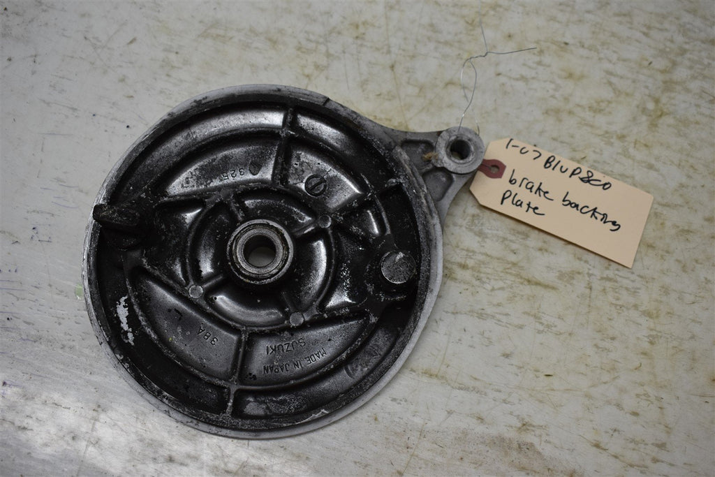 2007 Suzuki Boulevard 800 Rear Wheel Hub Drum Brake Plate 64210-38A60
